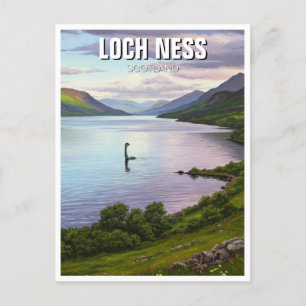 Carte Postale Loch Ness Nessie Travel