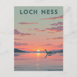 Carte Postale Loch Ness Nessie Travel