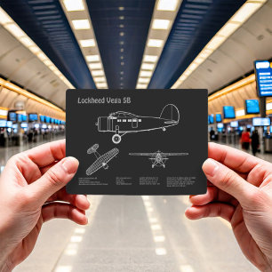 Carte Postale Lockheed Vega 5B - Plans d'avion PD