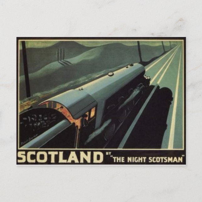 Carte postale Locomotive à vapeur vintage (Devant)