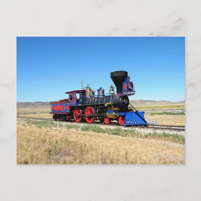 Carte Postale Locomotive de train (Devant)