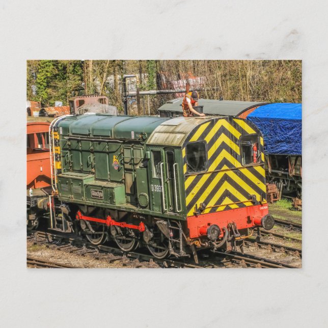Carte postale Locomotive Diesel (Devant)