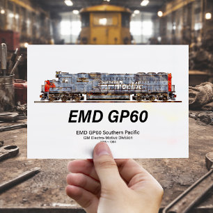 Carte Postale Locomotive diesel EMD GP60 de Southern Pacific