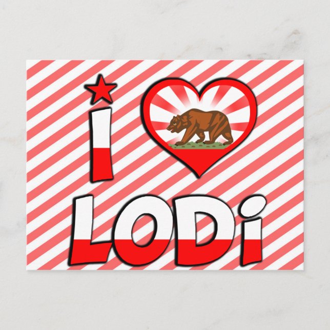 Carte Postale Lodi, CA (Devant)