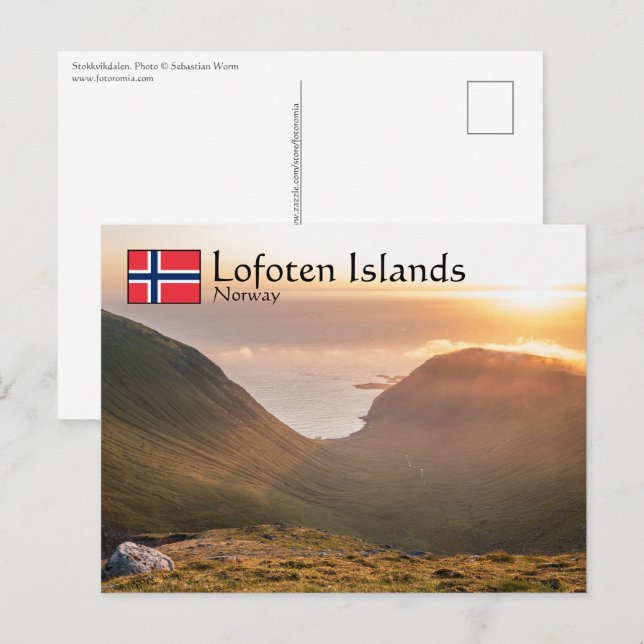 Carte postale Lofoten Islands Norvège (Devant / Derrière)