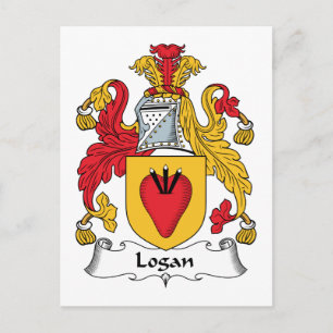 Carte Postale Logan Family Crest