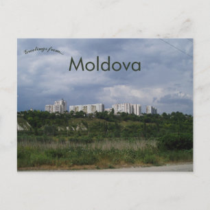 Carte Postale Logement sur la colline de Ribnita Moldavie