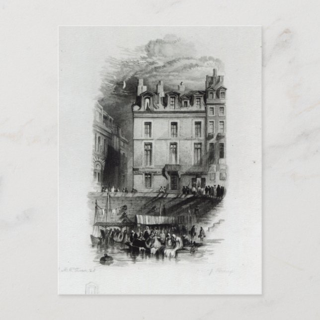 Carte Postale Logements Napoléon sur le quai Conti, 1834-36 (Devant)