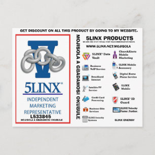 Carte Postale Logo 5 linx de mojisola a gbadamosi okubule cop...