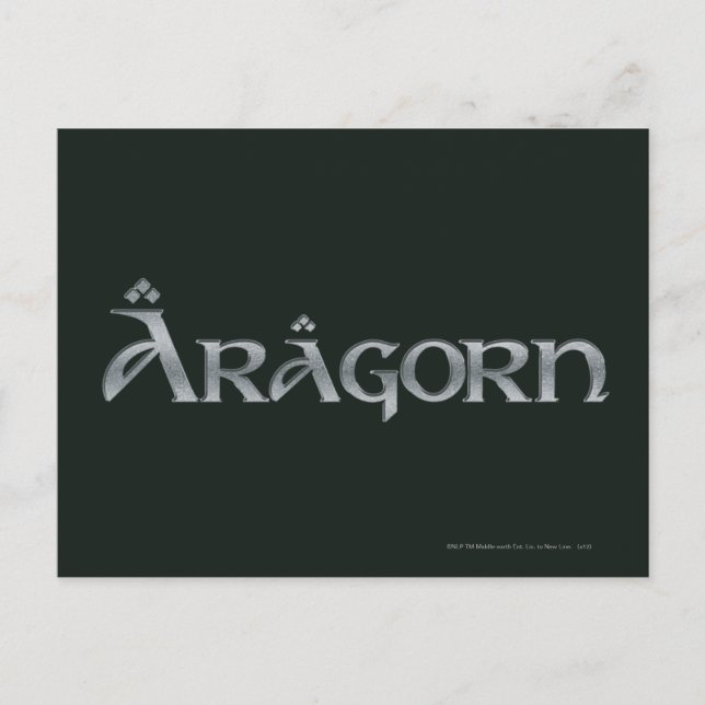 Carte Postale Logo Aragorn (Devant)