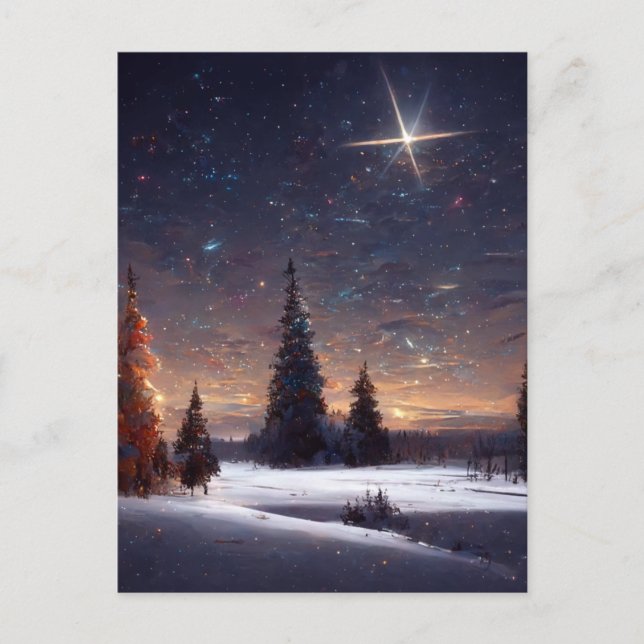 Carte postale Logo Business Christmas Star (Devant)