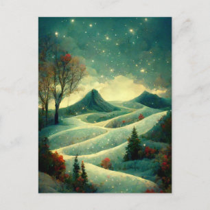Carte postale Logo Business Whimsical Christmas Va