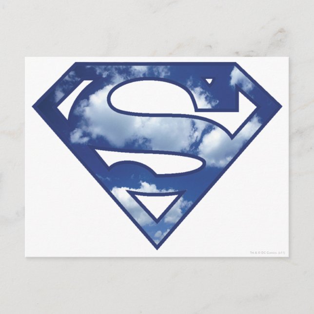 Carte Postale Logo Cloud Supergirl (Devant)