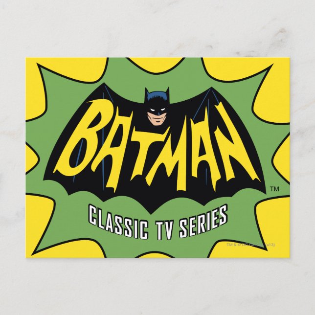 Carte Postale Logo de Batman Classic TV Series (Devant)