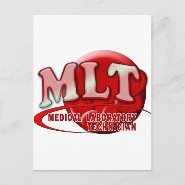 CARTE POSTALE LOGO DE BOUCHON DE LABORATOIRE RBC MLT - TECHNOLOG (Devant)