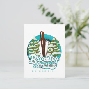 Carte Postale logo de Bromley Mountain Peru Vermont US Ski