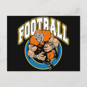Carte Postale Logo de football