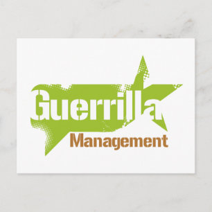 Carte Postale Logo de gestion de la guérilla 2
