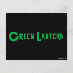 Carte Postale Logo de la lanterne verte 9
