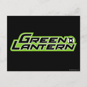 Carte Postale Logo de lanterne verte 2
