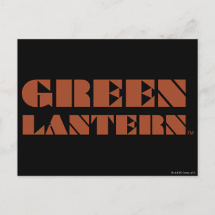 Carte Postale Logo de lanterne verte - Tan