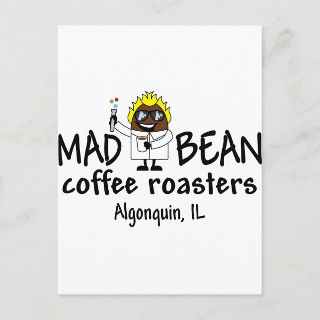 Carte Postale Logo de Mad Bean (Devant)