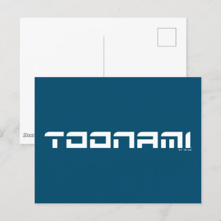 Carte Postale Logo de police futuriste Toonami