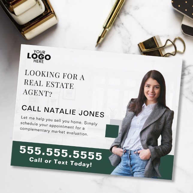 Carte Postale Logo de vente immobilier (Créateur téléchargé)