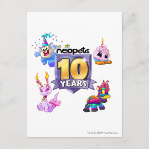 Carte Postale Logo du 10e anniversaire