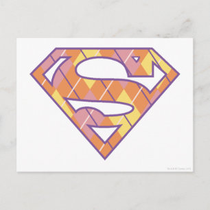 Carte Postale Logo du Jacquard Supergirl