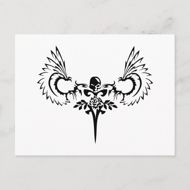 Carte Postale Logo du studio de conception ANgel Fallen (Devant)