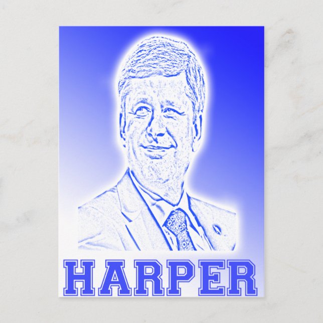 Carte Postale Logo Harper (Devant)