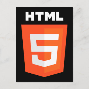 Carte Postale Logo HTML 5