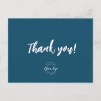 Logo personnalisé Blanc bleu appréciation du clien