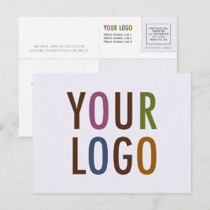 Carte Postale Logo promotionnel personnalisé de l'entreprise
