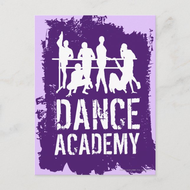 Carte Postale Logo Silhouettes de l'Académie de danse (Devant)