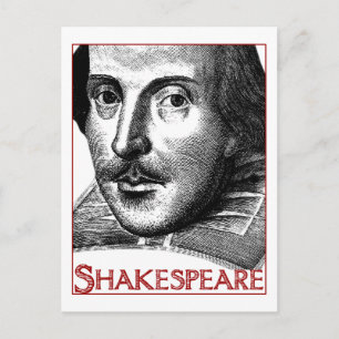 Carte Postale Logo simple Shakespeare
