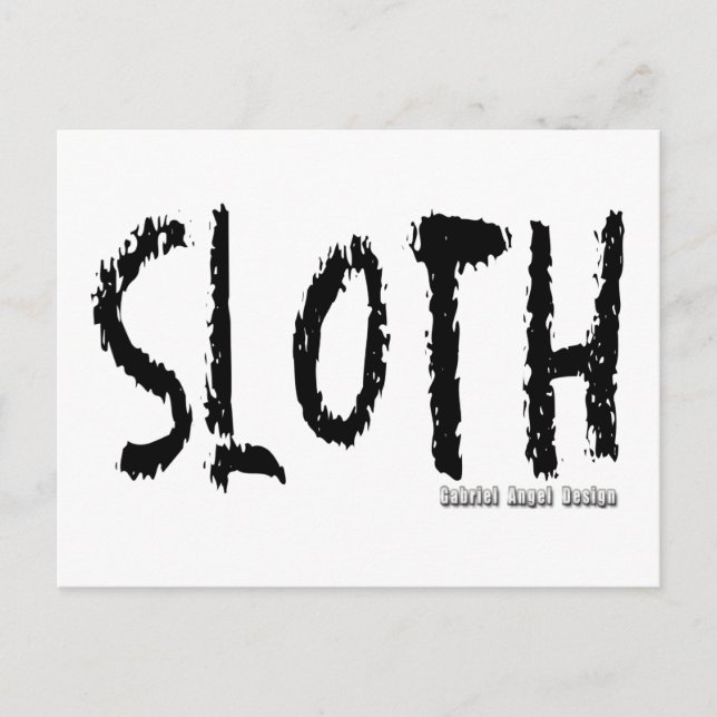 Carte Postale Logo Sloth (Devant)