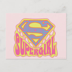 Carte Postale Logo Super Supergirl