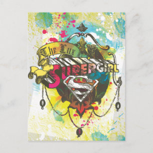 Carte Postale Logo Supergirl Le Lux