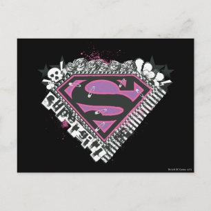 Carte Postale Logo Supergirl Pins
