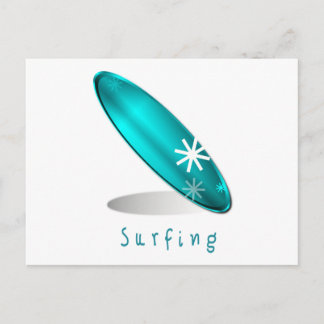 Carte postale Logo Surfing
