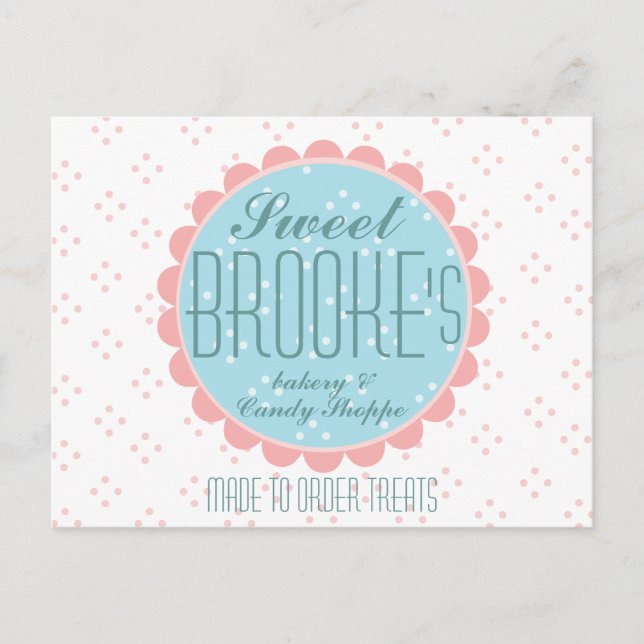 Carte Postale Logo Sweet Chic (Devant)