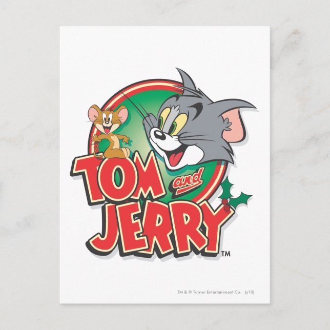 Carte Postale Logo Tom et Jerry Classic (Devant)