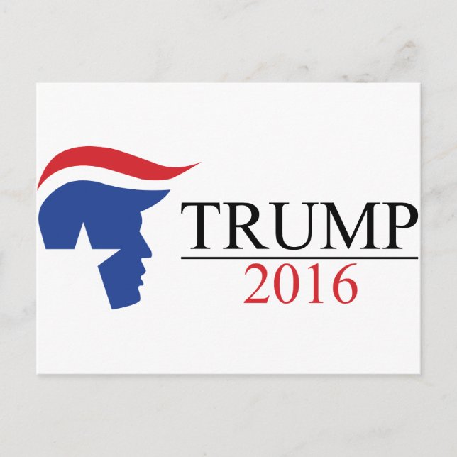 Carte Postale Logos présidentiels Donald Trump 2016 (Devant)