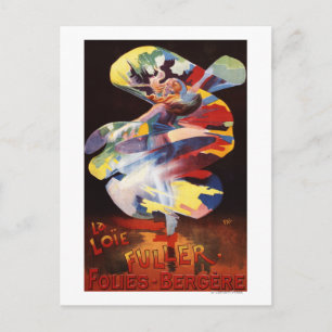 Carte Postale Loie Fuller au Folies-Bergere Theatre