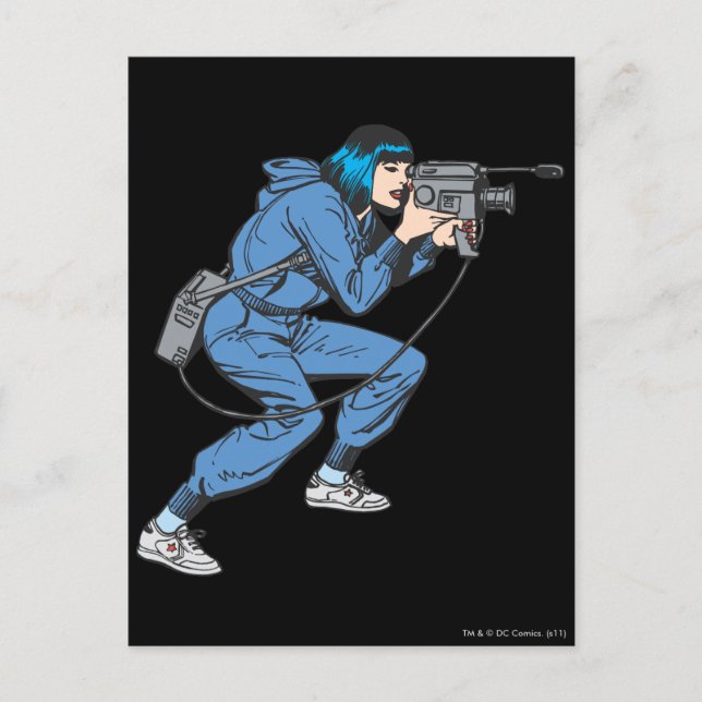 Carte Postale Lois Lane avec caméra (Devant)