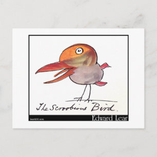 Carte Postale L'oiseau sérobile d'Edward Lear