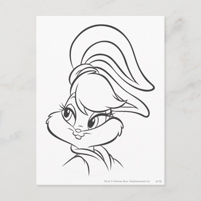 Carte Postale Lola Bunny Expressive (Devant)