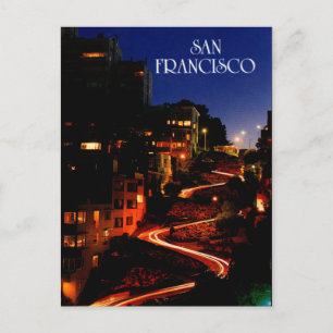 Carte Postale Lombard Street San Francisco